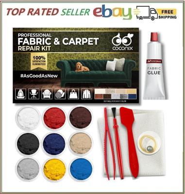 COCONIX Fabric & Carpet Repair Kit | Fix Tears, Holes, and Burns on Fabric an...