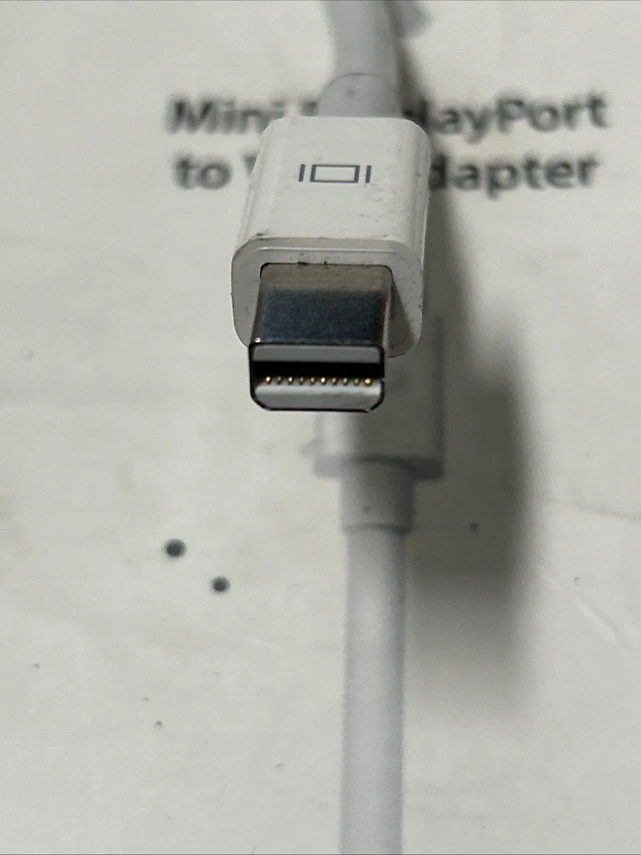 Apple Mini Display Port to VGA Adapter, Genuine Original OEM A1307 - Image 3 of 4