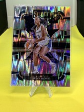 2024 SELECT WNBA CONCOURSE SILVER FLASH PRIZM #4 JAELYN BROWN RC WINGS