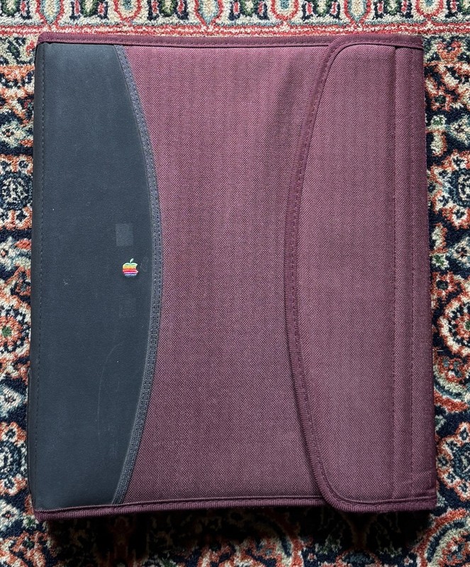 Apple Computer Rainbow Logo Organizer - Maroon