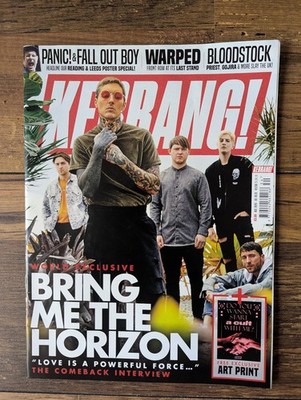 Kerrang! 1736 Bring Me The Horizon + Art Print, Reading & Leeds Poster Special