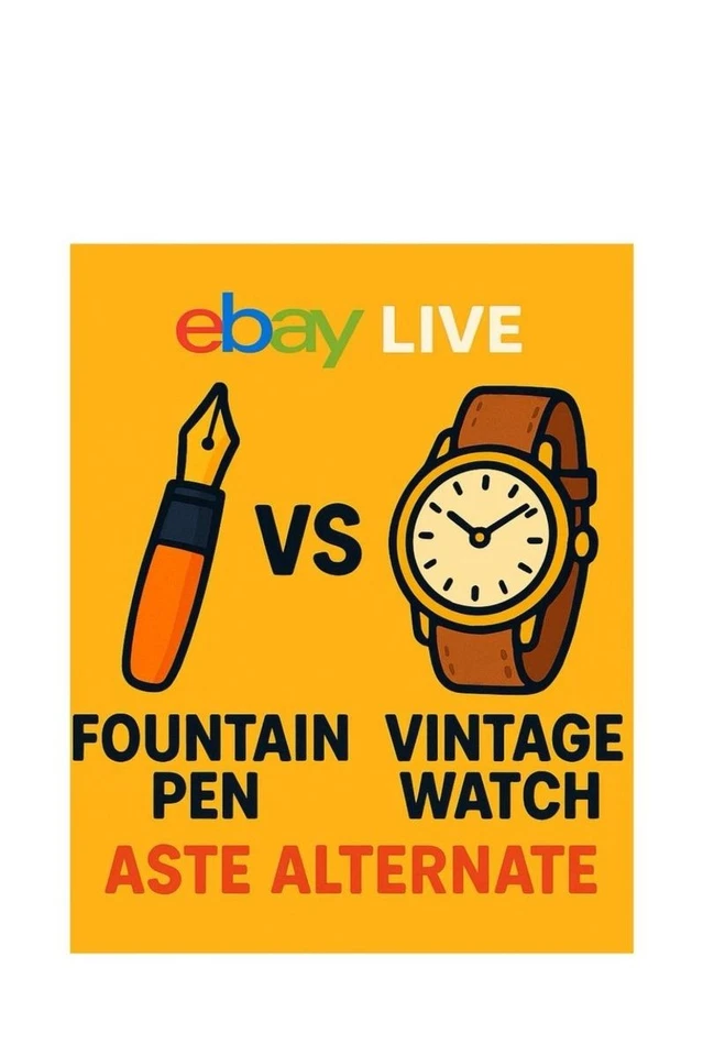 [Bozza] ASTE ALTERNATE OROLOGI VINTAGE VS FOUNTAIN PEN✒️⌚
