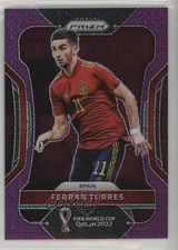 2022 Panini Prizm World Cup Qatar Purple Mojo Prizm /49 Ferran Torres #222 0d6h