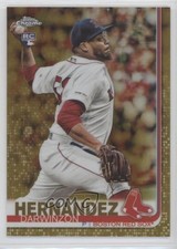 2019 Topps Chrome Update Target Gold Refractor 11/50 Darwinzon Hernandez #30 1p5