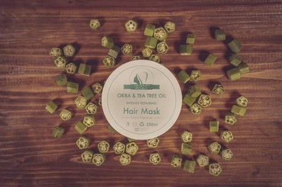 OKRA TEEBAUMÖL HAARMASKE (250ML)