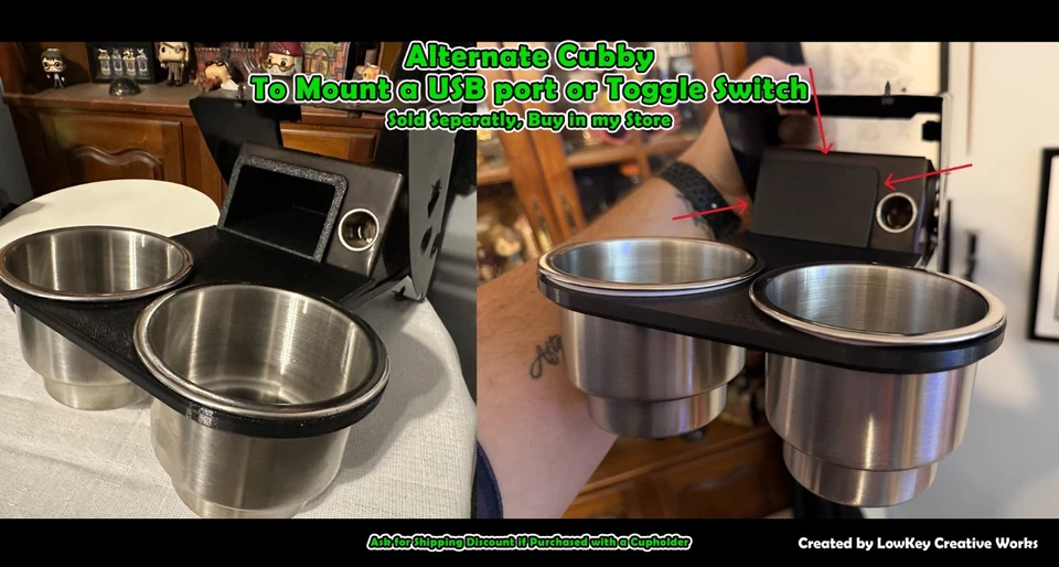 Portavasos cenicero Chevy carrocería cuadrada C10 Chevy C10 K20 1973-1986 acero inoxidable Foto 2 de 4