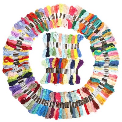 150Pcs Multi-Color Embroidery Cotton Thread For Cross Stitch Crafting