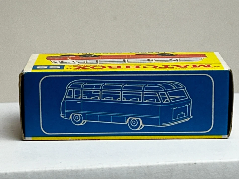Matchbox No. 68 Mercedes Bus with F-Type Original Box - Image 2 of 4