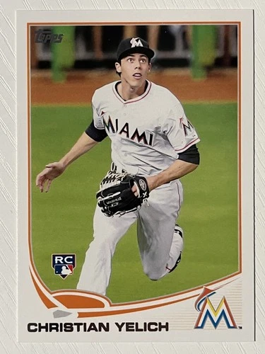 Christian Yelich 2013 Topps Update RC #US290 Marlins Brewers