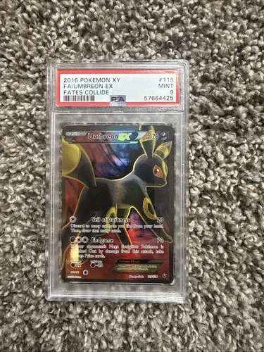Pokémon Umbreon EX 2016 XY Fates Collide #119 FA PSA 9