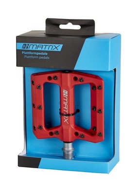 MATRIX Plattformpedal Composite PE76 Gewinde: 9/16 Zoll, gedichtetes Gleitlager,