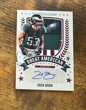 2025 Rookies and Stars Great American Patch Auto Prime #9 Zack Baun /25 #X15787