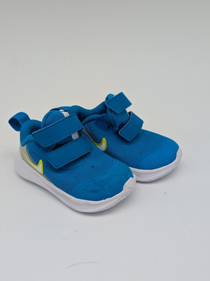Nike Star Runner 4C Photo Blue/Grey/White Toddler/Baby Boy's Shoes