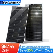 ECO-WORTHY Bifacial 200W Watt 12V Mono Solar ...