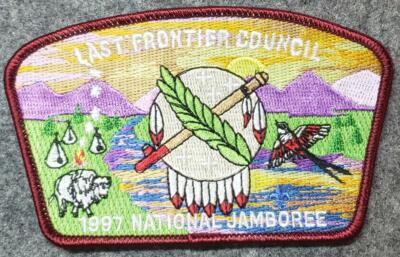 1997 National Jamboree Maroon Border JSP Last Frontier Council BSA
