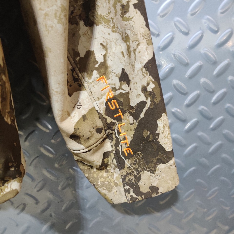 First Lite Catalyst Soft Shell Jacket Mens Sz Large L Camouflage