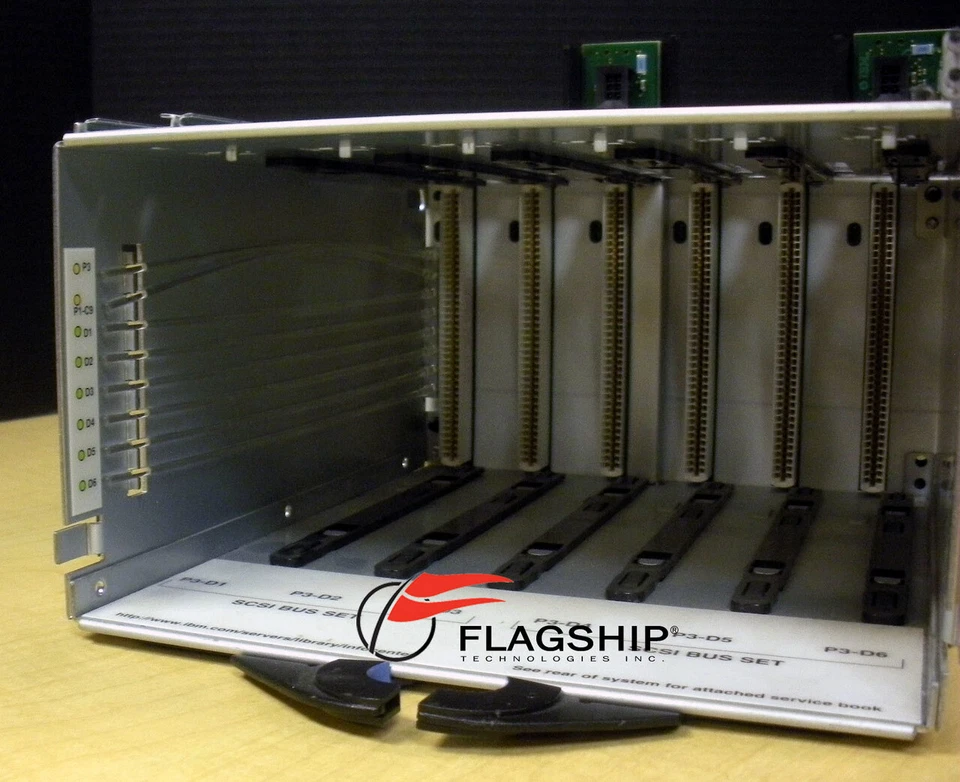 IBM 03N4801 Ultra320 SCSI 6-pack Disk Unit Backplane 570 561 pSeries - Image 4 of 4