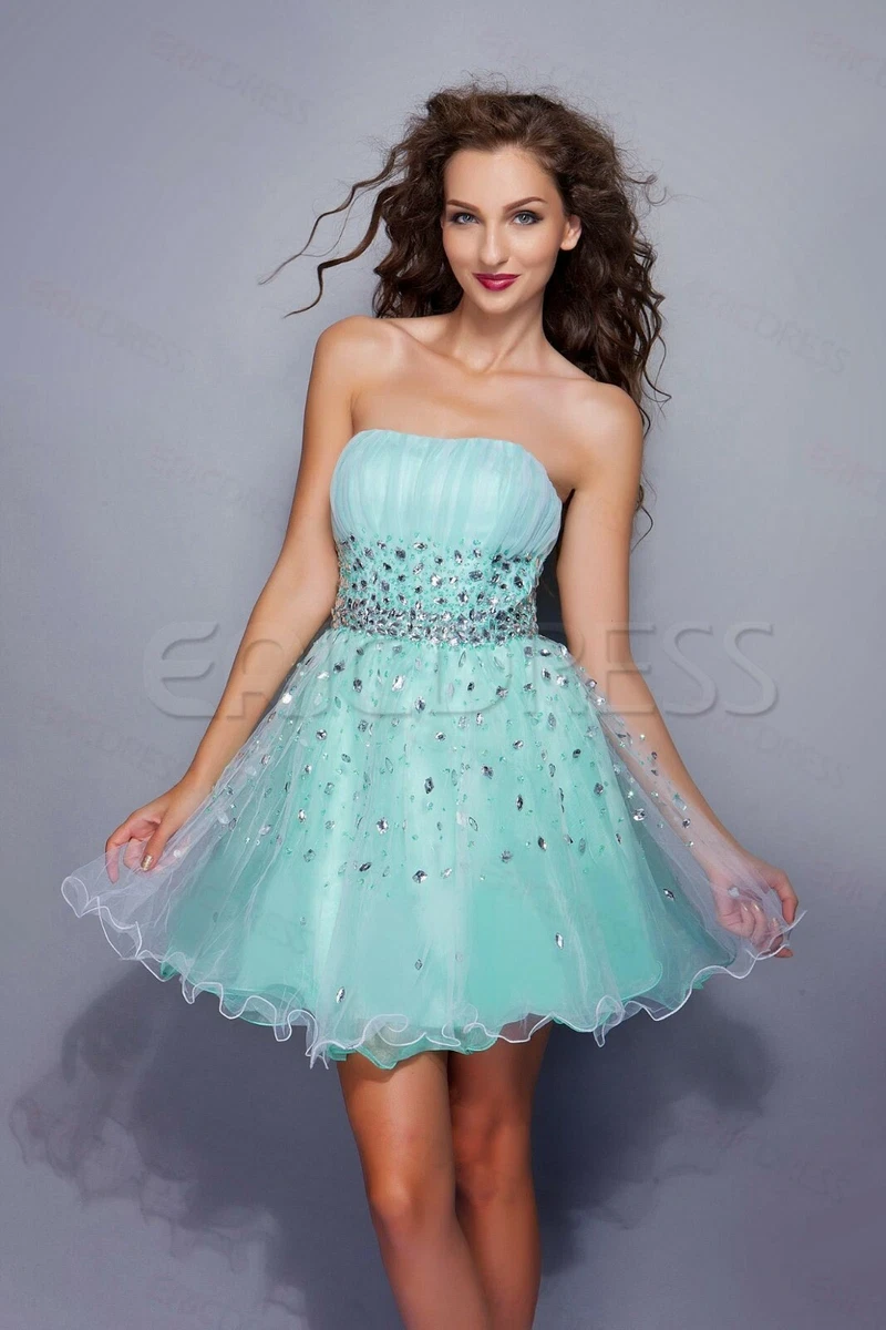 Mint green sale cocktail dress