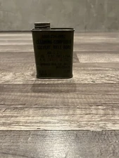 Vintage Military Cleaning Compound Solvent, Rifle Bore Can