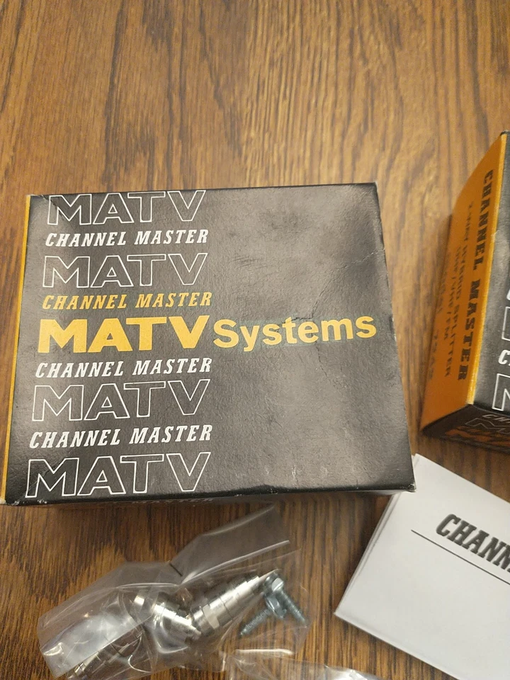 2 MATV Channel Master UHF VHF FM TV / 2-Way Hybrid Splitter Model 7242 NEW NIB - Image 2 of 4