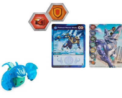 Bakugan Evolutions, Warrior Whale, Platinum Series True Metal Bakugan, 2...