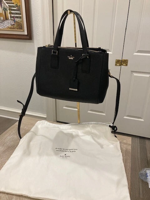 Kate Spade Black & White Crossbody Purse