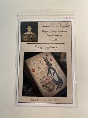 Scattered Seed Samplers ''Spring Gathering   Counted Cross Stitch Pattern C2018