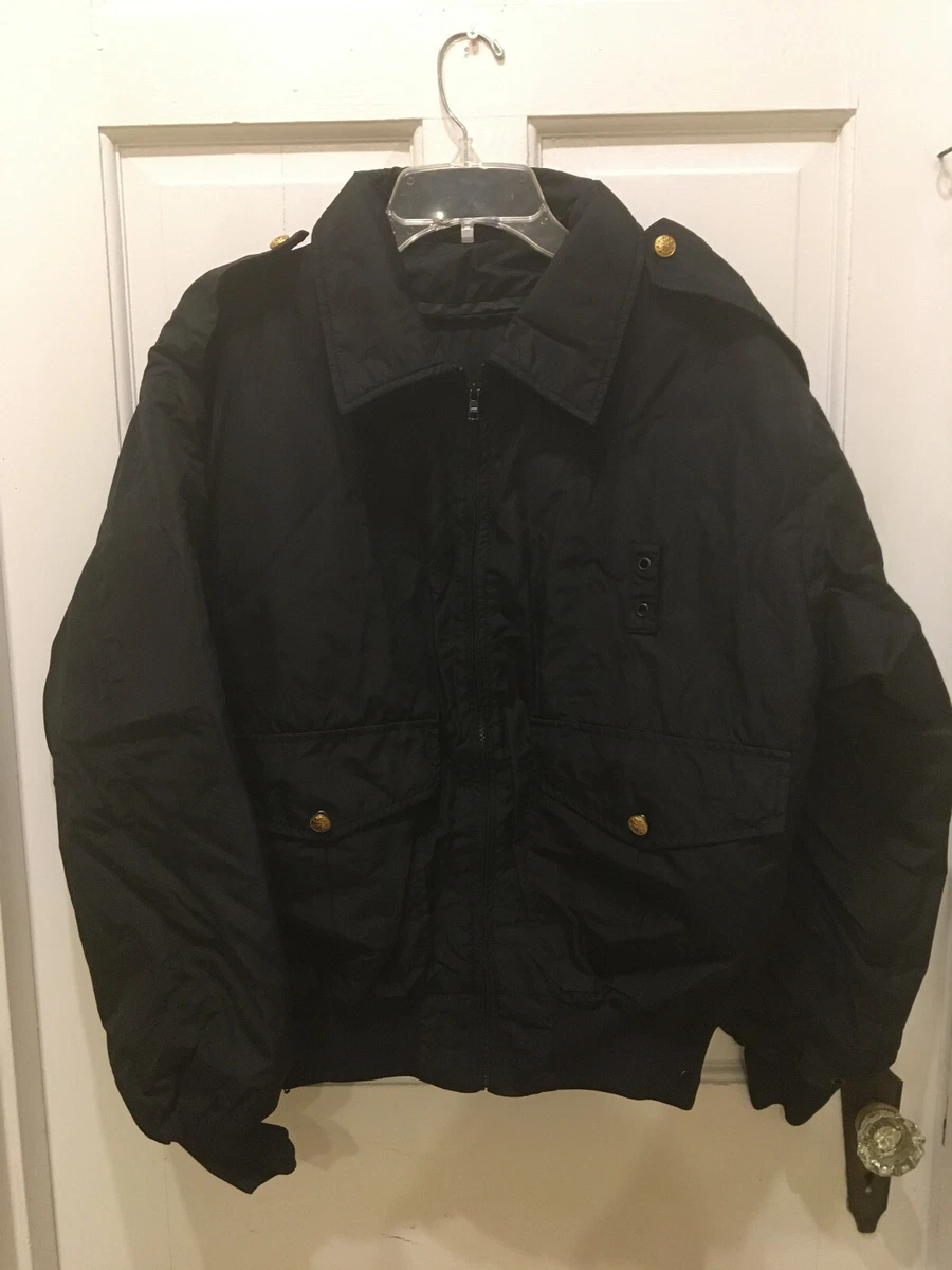 Spiewak Golden Fleece Black Bomber Jacket For Public Safety Size S Thinsulate