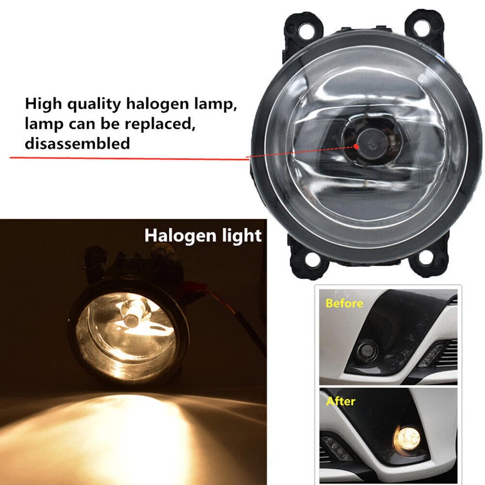 1 Pair Front Bumper Fog Light Lamps For Suzuki SX4/Swift/Grand Vitara/JIMNY/Alto - image 3 of 4