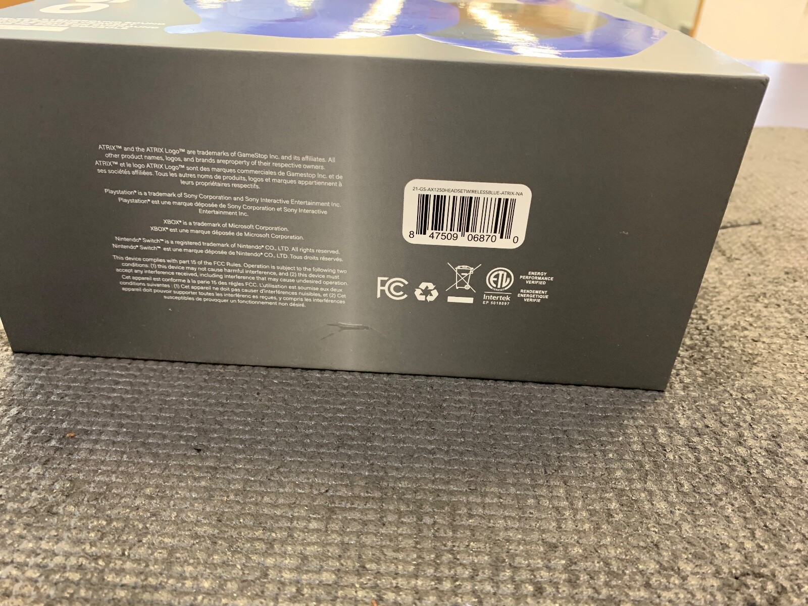 Logitech+AX-1250+Wireless+7.1+Headset+Playstation%2FPC+Headset+Only for ...