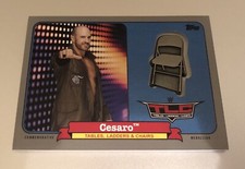 2018 Topps WWE Heritage CESARO TLC commemorative Medallion Silver 21/25 CTM-CE