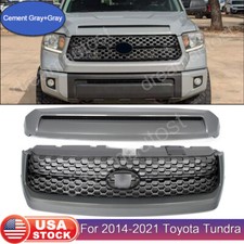 For 2014-2021 Toyota Tundra Ih5 Cement Gray Front Grillehood Bulge Molding Set