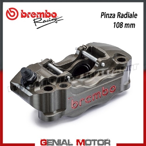brembo ブレーキキャリパー 108㎜ Étrier Frein Radiauxe Brembo Racing Gauche Dérivé Du CNC P4 30/34