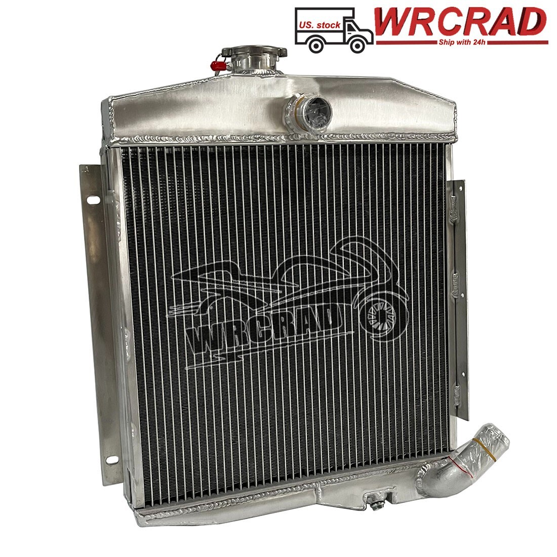 Aluminum Radiator For 1965-1971 1968 1967 1966 Jeep CJ5 CJ6/DJ5/DJ6 225 ...