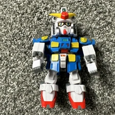 SD Gundam Force 01 Captain Gundam 4" Action Figure 2004 Bandai Robot Toy 