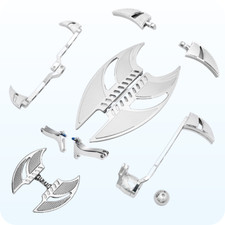 Chrome Blade Floorboards w/Brake Shift Levers For Harley Touring 08-13 St Glide