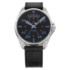 HAMILTON WATCH KAHKI AVIATION H64625731 Automatic Stainless steel Leather Men's