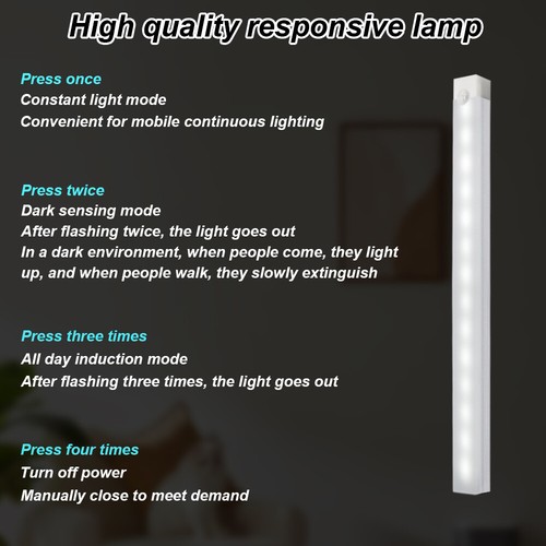 Under Cabinet Lights Wireless Motion Sensor LED Light for Pantry Closet Kitchen - Picture 12 of 14