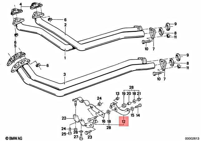 Genuine BMW E30 323i Coupe Sedan Bracket 18211178294 | eBay 