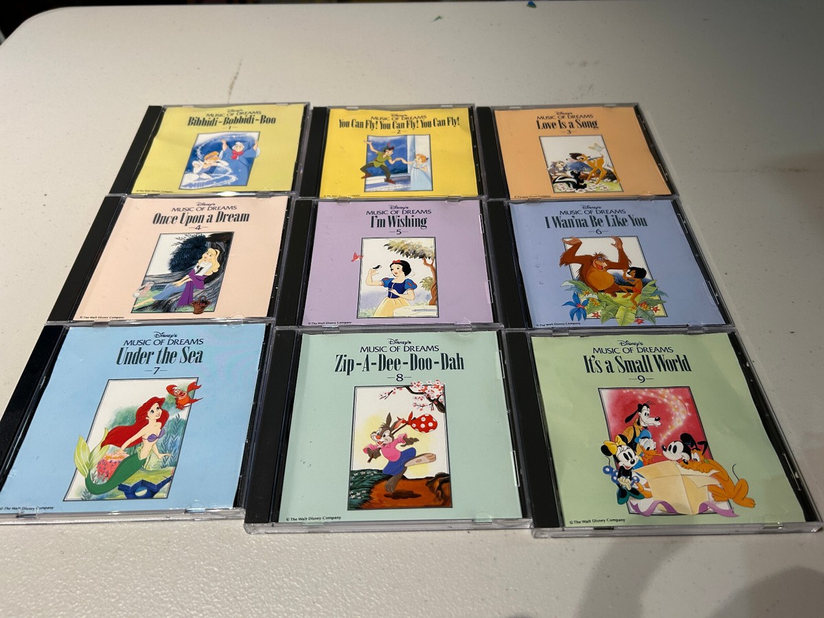 Disney's Music Of Dreams Collection Set 9 CD JAPAN SOUNDTRACKS LOT