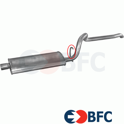 JEEP CHEROKEE 4X4 HARD TOP 4.0 185HP 1994-1996 Exhaust Rear Silencer - Bild 1 von 1