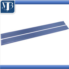 Mercedes W107 R107 SL C107 SLC Paar Einstiegleisten Gummibelag Schweller Blau