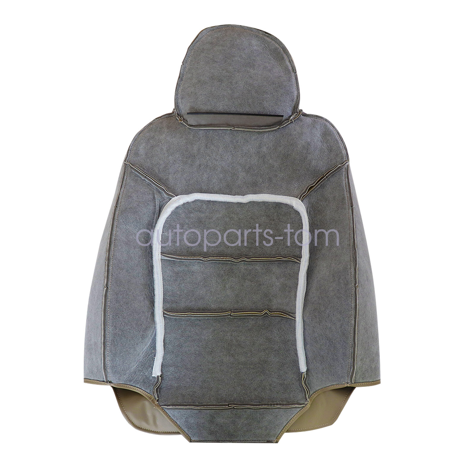 Fits 2003-2006 Ford Expedition Driver Top Replacement Leather AC Seat Cover Tan