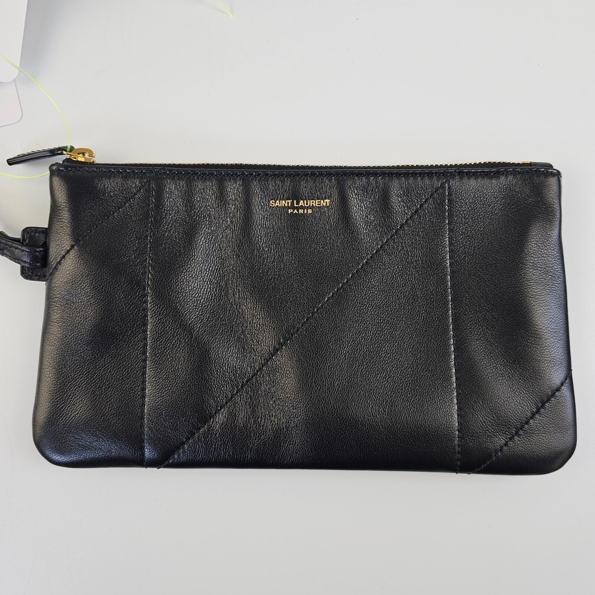 SAINT LAURENT Jamie 4.3 Pochon $3300 Black Leather Shoulder Bag