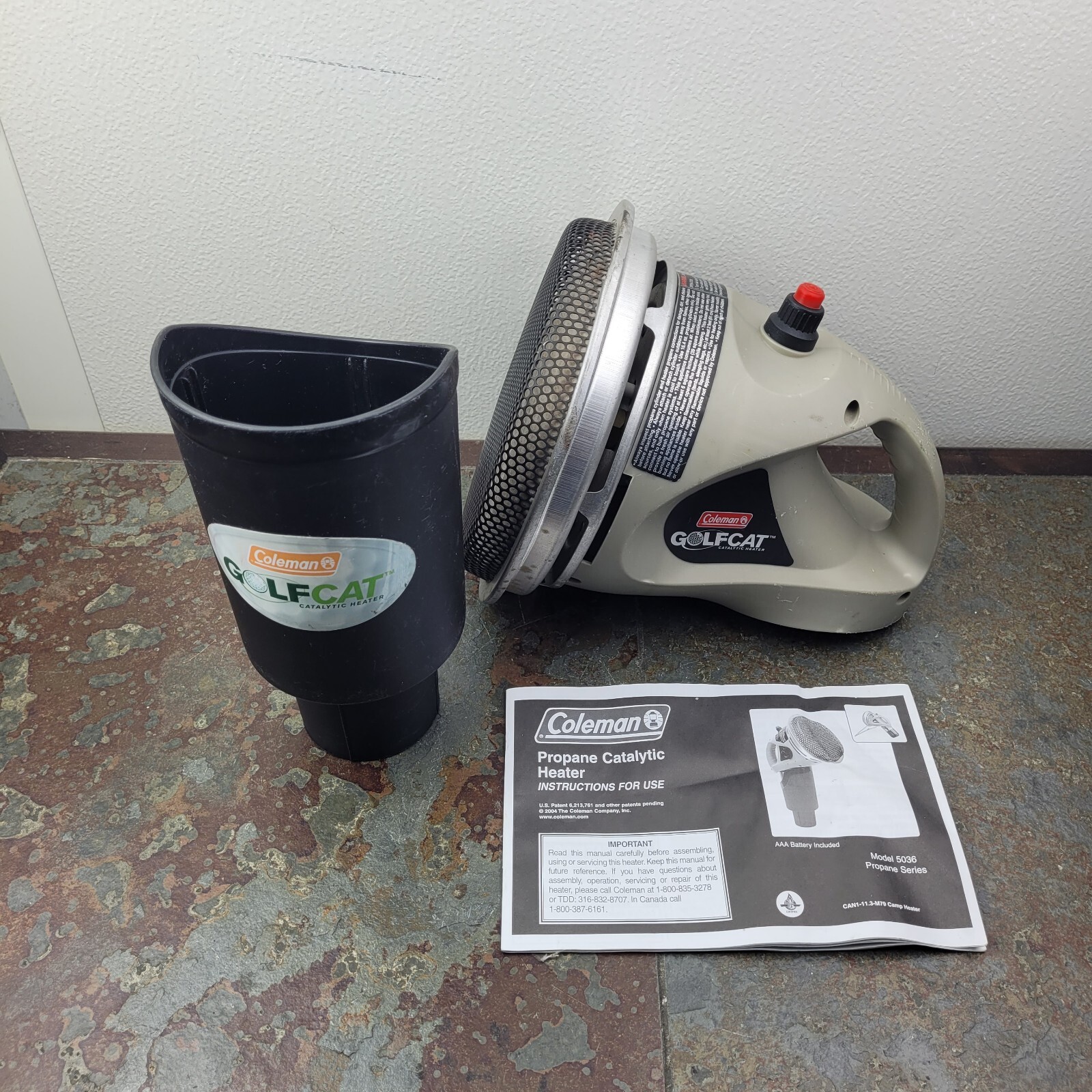 Coleman Golfcat Model 5036 Propane Golf Cart Catalytic Heater | eBay