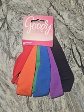 6ct Goody Kids Ouchless Damage Free Hold Headwraps Multicolor Soft Fabric 32109.