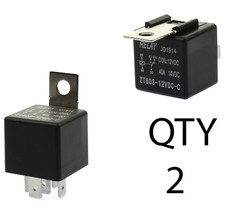  2 - 12V 40/30A 5-pin RELAY SPDT Car HID RELAY AUTO Truck 5-prong OEM 30 40 Amp