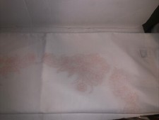 Stamped Pillowcases Ready to Embroider Floral Pattern Cottagecore Cotton Blend