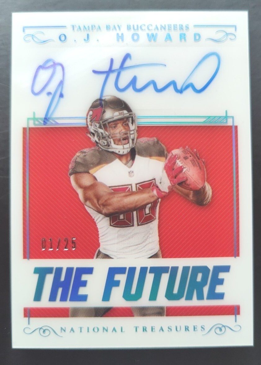 2017 PANINI NATIONAL TREASURES OJ HOWARD THE FUTURE AUTOGRAPH RC 1/25 AUTO