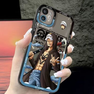 4 Pack Phone Case For IPhone 13 Pro Max 6.7 Inch, Anime Luffy Gear 5 Nika Zoro Sun God Cartoon Manga Pattern Shockproof Soft Aesthetics Design Full Lens Protection Cover For Children Boy Girl, Black - View #5